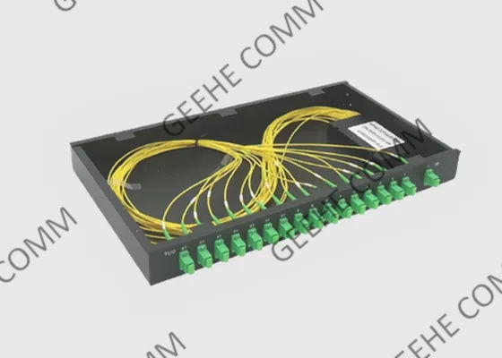 Splitter PLC оптического волокна держателя шкафа 1×16 1U SC/APC