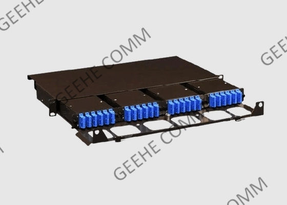 Пульт временных соединительных кабелей оптического волокна SC UPC держателя шкафа 1U для FTTH