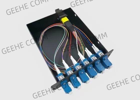 Волокно 12 Пре-установило 6 двухшпиндельную кассету кабеля проламывания волокна переходников MTP/MPO LC