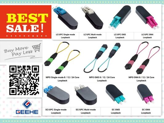 MPO / SC / LC Loopback быстро подключить оптоволоконные разъемы несколько долларов решить большие проблемы с помощью розетки с двумя разъемами