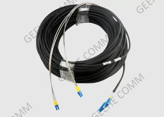Мультимодный гибкий провод LC оптического волокна 3.0mm Corning OFNR двухшпиндельный к LC 100M