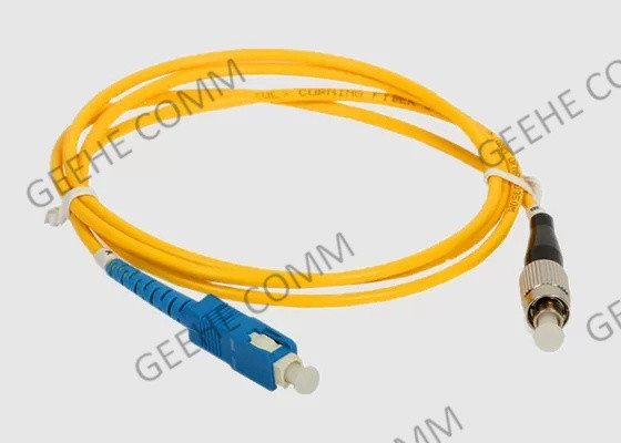 SC 2.0mm симплексный к гибкому проводу оптического волокна FC 9/125um