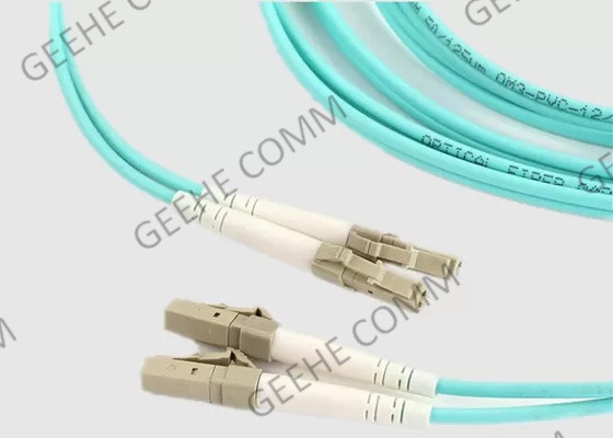 дуплекс OS2 LC куртки Aqua PVC 3M к кабелю волокна одиночного режима LC