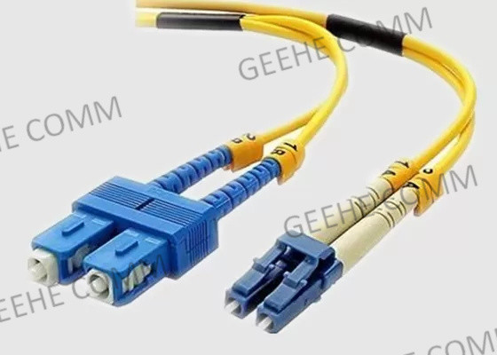 Дуплекс 1M LC рослости Zipcord к кабелю заплаты волокна одиночного режима SC