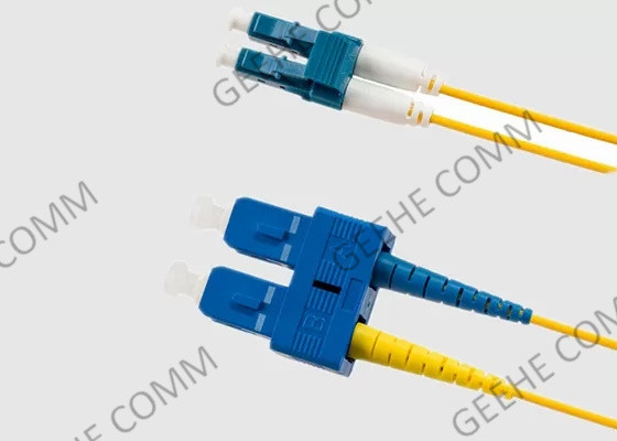 Дуплекс 1M LC рослости Zipcord к кабелю заплаты волокна одиночного режима SC