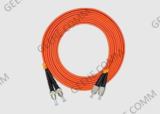 FC к гибкому проводу оптического волокна дуплекса OM3 0.9mm ST 1m мультимодному