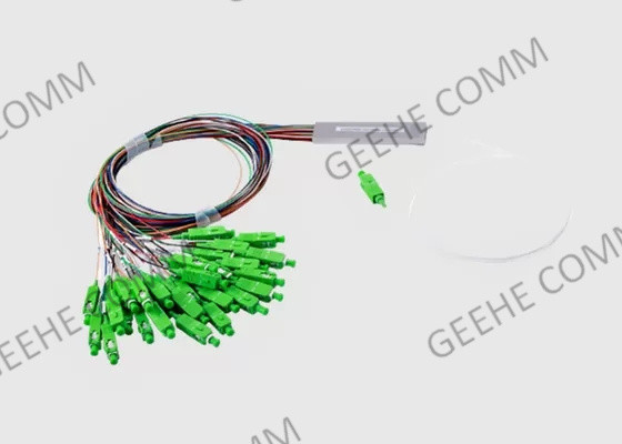 однорежимные разделенные соединители 60/40 трубки SC/APC Splitter волокна PLC 1x 26