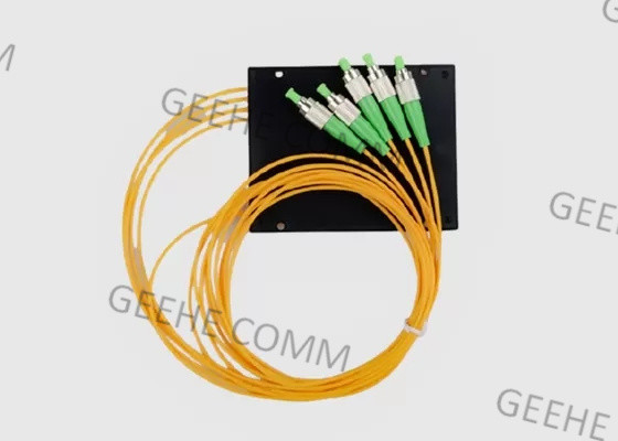 Splitter 1×4 оптического волокна коробки CATV FTTH ABS одиночного режима FC UPC