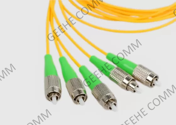 Splitter 1×4 оптического волокна коробки CATV FTTH ABS одиночного режима FC UPC