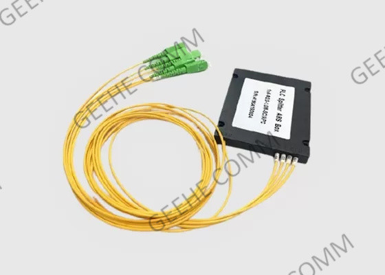тип SC коробки ABS PLC 1x4 Splitter оптического волокна к UPC для CATV/FTTH