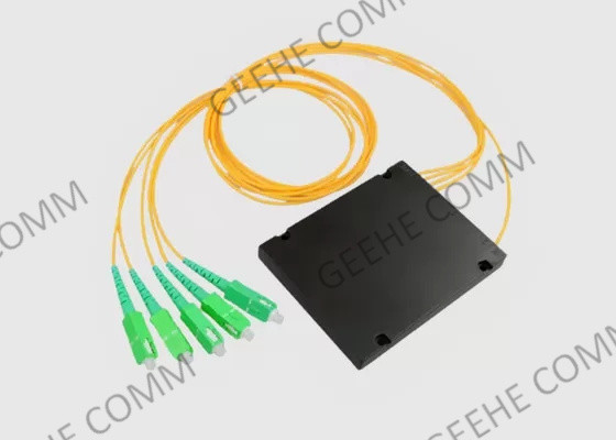 тип SC коробки ABS PLC 1x4 Splitter оптического волокна к UPC для CATV/FTTH