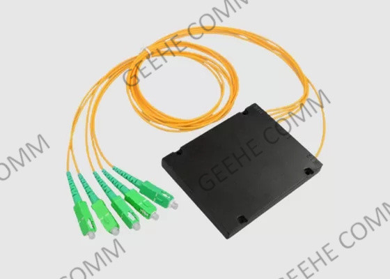 тип SC коробки ABS PLC 1x4 Splitter оптического волокна к UPC для CATV/FTTH