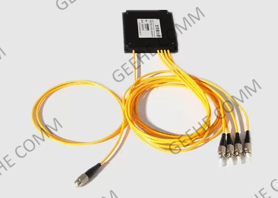 Тип Splitter коробки FC/APC 1x4 2.0mm оптического волокна с соединителем FC UPC