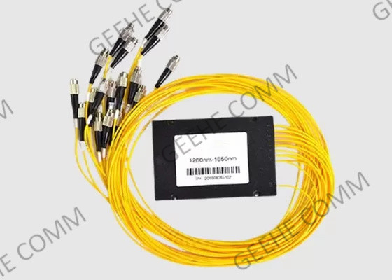Splitters FTTH режима 1×16 Splitter PLC ABS волокна Corning одиночные оптические