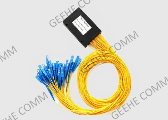 1x32 ПЛС Разделитель волоконного кабеля SC/UPC 900UM 1.5M ABS Box Optic Splitter