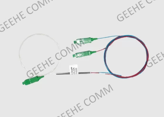 Волокна муфты 1310nm 1550nm 1M волокна 1X2 SM тип 900um стандартного длинный