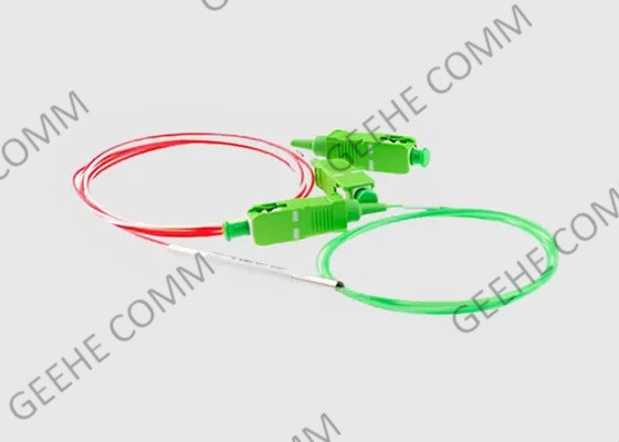 250um тип муфта 1310nm 1550nm 10/90 волокна SC APC 1X2 SM разделенная длина коэффициента 1M