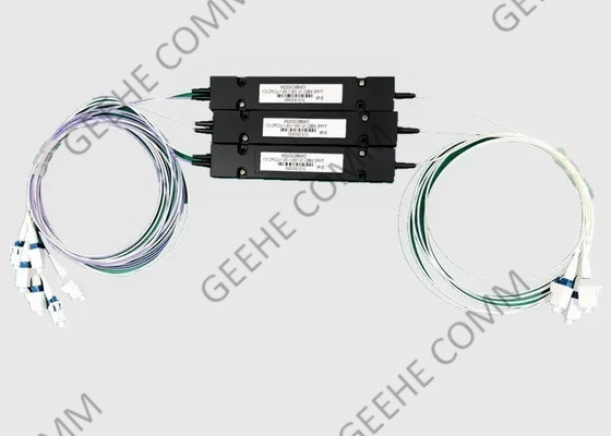 Окончательное муфта рациона LC/PC 1×3 FBT изготовителя 850nm MM 2/98 соединяя для GPON