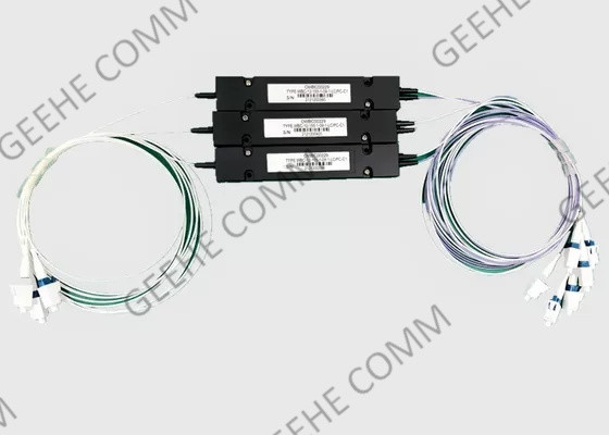 Окончательное муфта рациона LC/PC 1×3 FBT изготовителя 850nm MM 2/98 соединяя для GPON