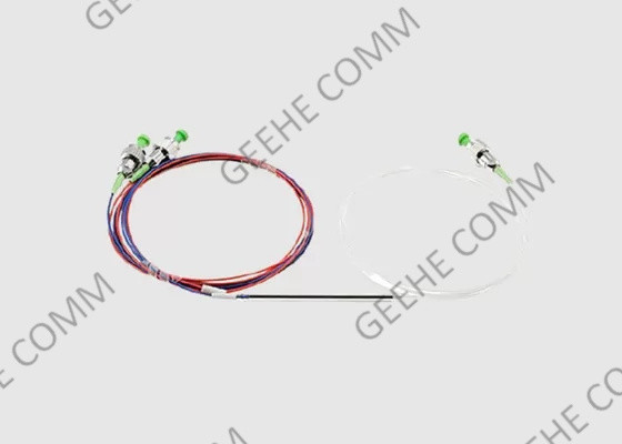 подгонянное волокно окна 0.9mm одиночного режима Splitter 1X2 FC/APC FBT двойное