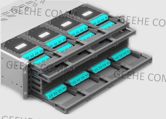 MPO Cassettes 96F MPO 1U Patch Panel совместима с сетями 10G 40G 100G Data Center, обеспечивающими систему управления волоконным излучением