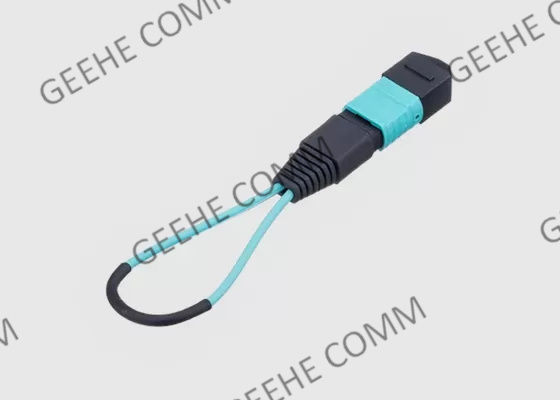 переходник Loopback оптического волокна 0.3m OM4 MPO MTP