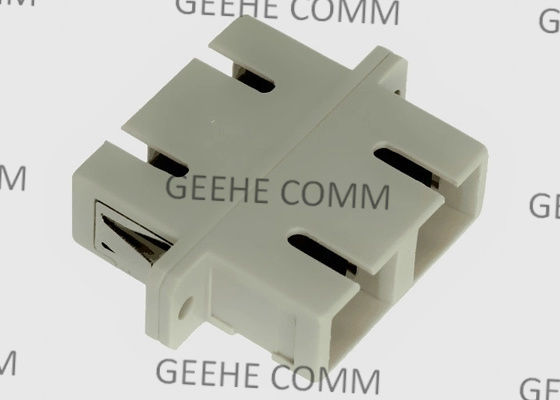 Муфта SC SC Multi оптического волокна режима бежевого двухшпиндельная с фланцом