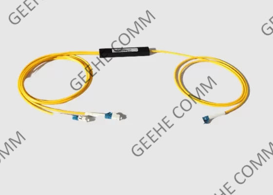 WDM муфты коэффициента LC/UPC 1x2 FBT Splitter окна FTTH двойной