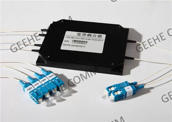 2×4 вентилятор вне 1480nm сплавил модуль WDM оптического волокна