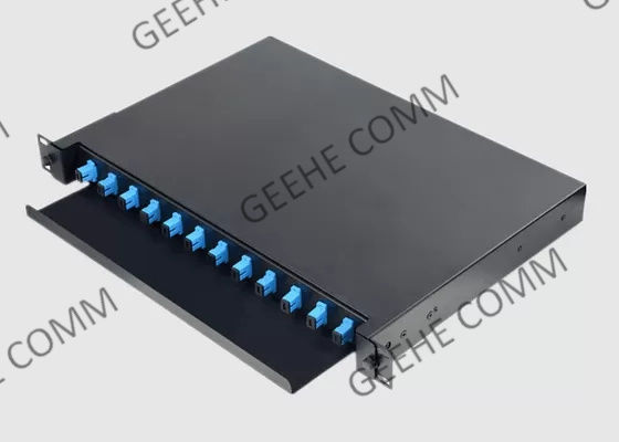 Шкаф установил 24 пульта временных соединительных кабелей оптического волокна ядра FC ODF 3U