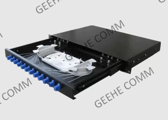 Шкаф установил 24 пульта временных соединительных кабелей оптического волокна ядра FC ODF 3U