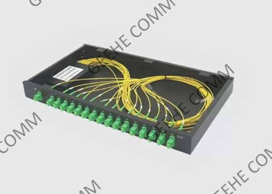 Splitter PLC оптического волокна держателя шкафа 1×16 1U SC/APC