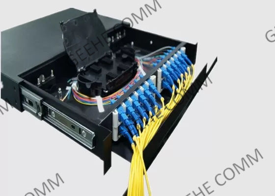 12 гаван пульт временных соединительных кабелей стекловолокна SC/UPC LC/UPC