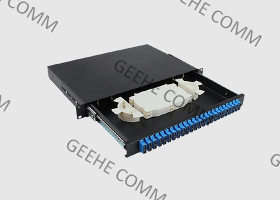 Переходник SC/ПК 19 MM порта пульта временных соединительных кабелей 24 держателя шкафа дюйма 1U симплексный