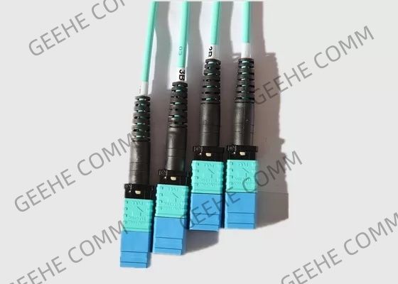 Мультимодное 8 ядр 100G OM4 10m MPO к кабелю волокна MPO