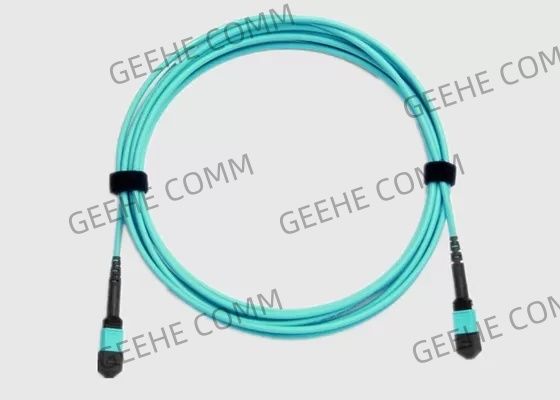 Мужчина 12 ядров к женскому кабелю волокна LSZH OM3 MPO
