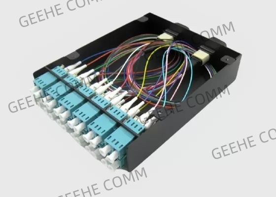 Проламывание волокна MTP/MPO привязывает двухшпиндельную кассету обменом оптического волокна 12×LC