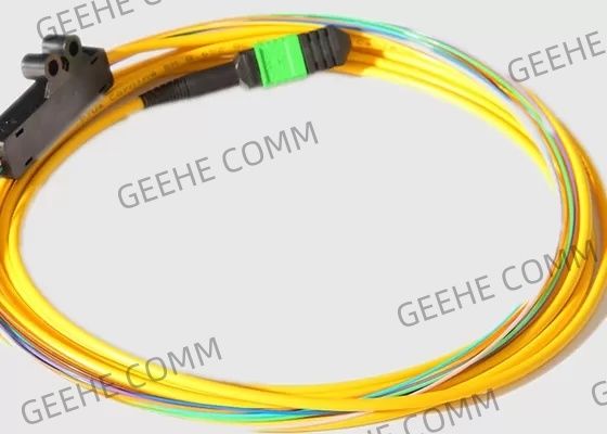 Одиночный режим 2.0MM 40G MPO к кабелю проламывания волокна 8 x LC