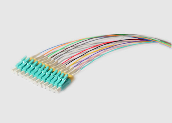 Multi режим 12 вырезает сердцевина из 0.9mm MPO к кабелю проламывания LC