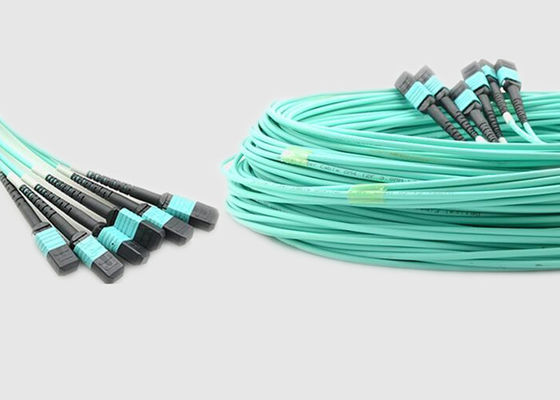 Мультимодное 8 ядр 100G OM4 10m MPO к кабелю волокна MPO