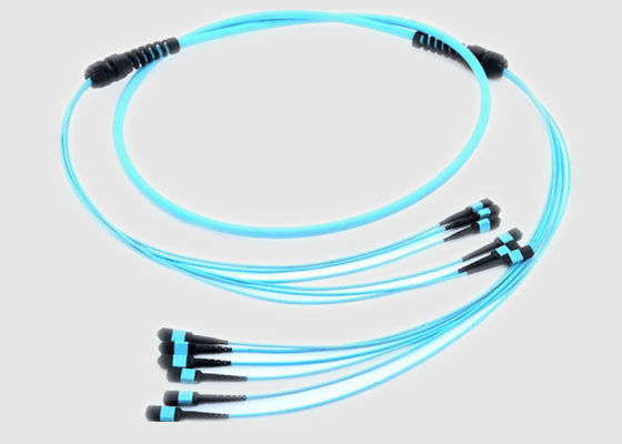Кабель волокна рослости OFNR 2.0mm 1m MPO одиночного режима