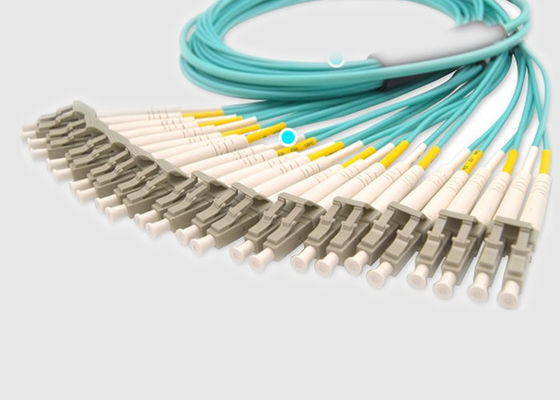 144 кабель волокна волокон OM3 LC Dulpex 100G MPO