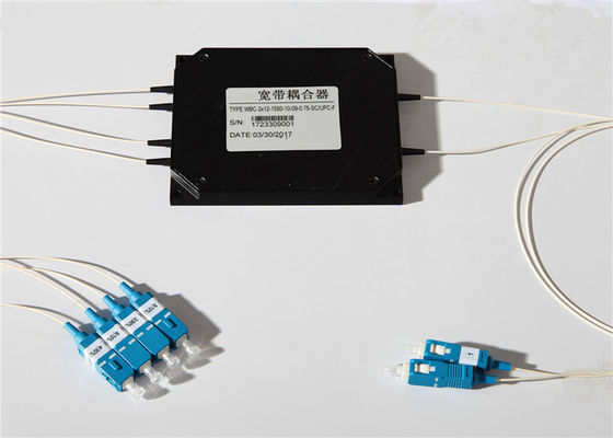 2×4 вентилятор вне 1480nm сплавил модуль WDM оптического волокна